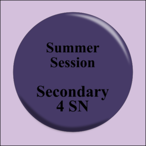 Summer Session Sec 4 SN