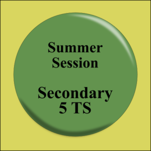 Summer Session Sec 5 TS